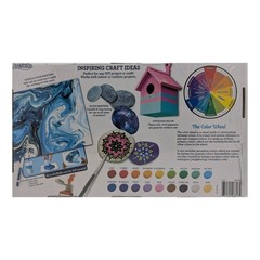 ArtSkills Premium Acrylic Paint Set 18 Colors 1.96oz Each Indoor Outdoor