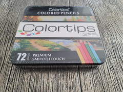 72 Color OilBased Pencils Set Professional Art Drawing Tin Box Storage Kit