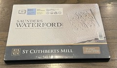 Lot Of 2 St. Cuthberts Mill Saunders Waterford Watercolor Paper Block – 12×9
