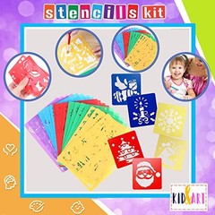 26pcs Plastic Drawing Stencils Set with 26pc Stencil Drawing