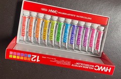 Holbein HWC Artists Watercolor Set Of 12 Colors 5ml 0.17 fl oz – New