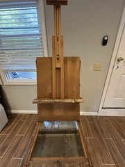 Jullian Vintage Wooden French Sketch Box Portable Easel, Made in France