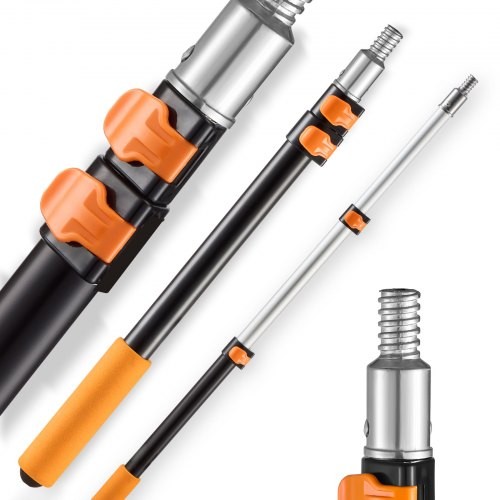 Telescopic Extension Pole, 1.76-4 FT Multi-Purpose Extendable Pole, Sturdy A…
