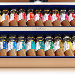 Mijello Mission Gold Class Pure Pigment Water Color MWC-1534P, 15Ml 34 Colors
