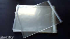50 10 x 13 Clear Resealable Cello Bag Plastic Envelopes Cellophane Bag Sleeves