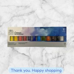 Winsor & Newton Cotman Watercolour Paint Starter Set 12 x 8ml BRAND NEW SHIP