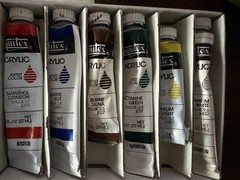 20+ Artist Acrylic Paint Tubes Rembrandt Liquitex Winsor Newton Lot