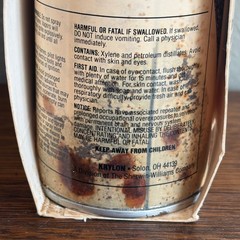 Vtg Krylon Stone Craft 8203 TRAVERTINE TAN Texturized Spray Paint Base +Top Coat