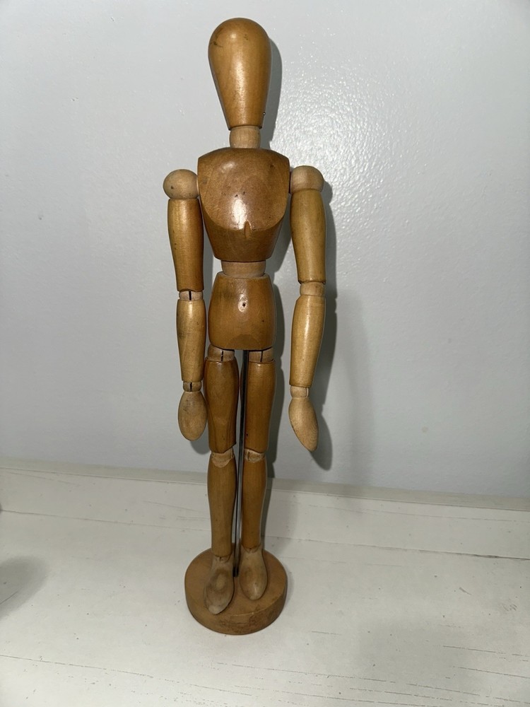 Wooden Artist Posable Model Figure Mannequin Articulated 12 ” Good Quality Used