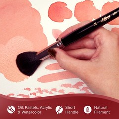 Silver Brush 5618S Size 16 Mop Round Paintbrush Oil Acrylic Watercolor White