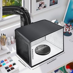 Airbrush Spray Booth with Dual Exhaust Fans Portable Airbrush Paint Booth fo