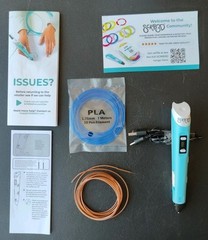 SCRIB3D P1 3D Printing Pen & 3 Color PLA Filament W/Project Guide LCD Screen