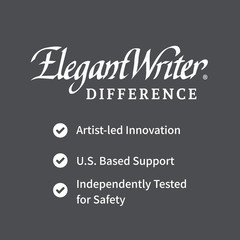 Elegant Writer Acid-Free Non-Toxic Water Based Calligraphy Marker, Chisel Tip, A