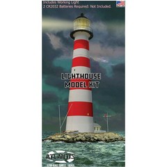 Atlantis Models L70779 1/160 Lighthouse with Light and Diorama Base Plastic