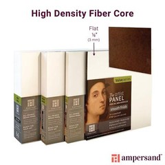 Wood Gesso Artist Painting Panel Primed Smooth 5″ x 7″ 1/8″ Flat Profile