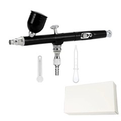 Dual Action Gravity Feed 0.3mm Gun Spray Airbrush Nail Art Paint Tattoo Tool Set
