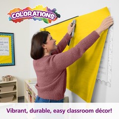 Colorations DSYE Dual Surface Paper Roll 36″ x 1000′ Yellow Arts & Crafts