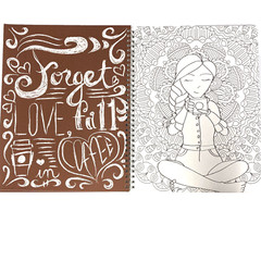Dream Bean Coffee Lover’s Adult Coloring Book