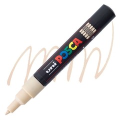 Posca Markers, Paint Marker, Beige Paint 1M Extra Fine Tip Opaque, Acrylic