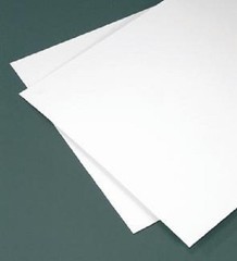 Polystyrene Plastic Sheet – White – 8″x12″ Sheet