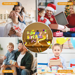 LED Note Board with 7 Colors, 12″X8″ Lumiboard Led Drawing Board for Kids, Light