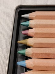 Cretacolor The Brilliants MegaColorMetallic Pencil Tin Set Of 12
