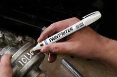 Markal Valve Action Paint Marker with 1/8″ Bullet Tip, (12 Markers)