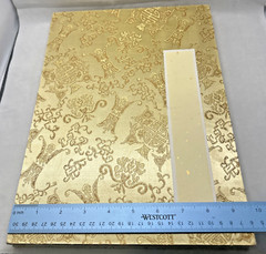 Orihon Concertina Accordion-Fold Gold 13.5″x9.5″ Brush Painting Album