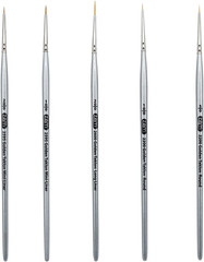 Brush Golden Taklon Mini Detail Brush Set Liner 20/0, Mini Liners 20/0, 10/