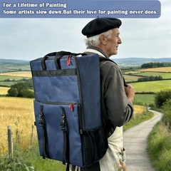 Plein Air Painting Backpack – Comfortable Carrying Bag for Wooden Easels, Outdoo