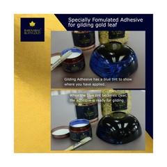 Barnabas Blattgold Gilding Adhesive and Sealer Set – Gold Leaf … USA FAST SHIP