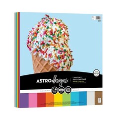 Cardstock 12 x Inch 65 lb 100 Sheets 10 Color Assortment 91039 Astrodesigns