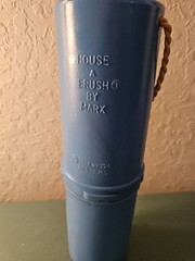 Vintage Marx House A Brush Artist’s PaintBrush Travel Cylinder-Excellent