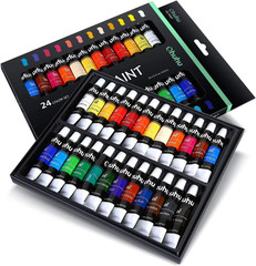 Oil Paint Set, 24 Oil-Based Colors, 12Ml/0.42Oz X 24 Tubes Non-Toxic Oil Paintin