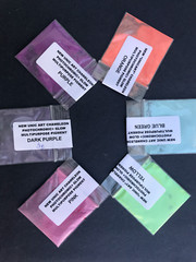NEW ART PHOTOCHROMIC UV (SOLAR) ACTIVATED GLOW in the DARK pigment