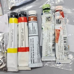 Vintage Artists Watercolor Tube Lot HWC Holbein, Grumbacher, Permanent Pigments*