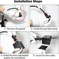 Camera Lucida Drawing Tool,Multi-Angle Fixture,Adjustable Pea Jig Projector Can