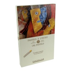 French Oil Pastels by Sennelier 6 Color Discovery Set for Professional Artists