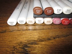 51- LOT~COPIC SKETCH MARKERS ~E SERIES~JAPAN~WOW!!