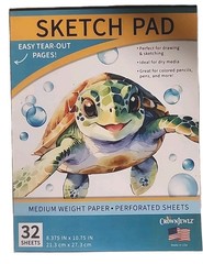 Sketch Pad Medium Weight Perforated Sheets 32 Pages (DGT181)