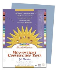 Sunworks Groundwood Construction Paper – 12″ X 9″ – Sky Blue (PAC7603)