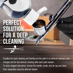 4-Ounce Airbrush Cleaning Solution for Paints and Makeup – Non-Toxic