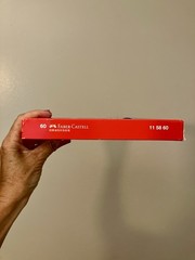New Faber Castell FC115860 Oil Colored Pencils, 60 Colors Red Box