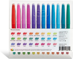 Studio Felt Tip Pens, 24 BRIGHT Ink Markers, 0.7Mm Medium Point, Water-Based, Sm