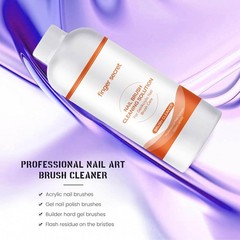 2PCS Nail Brush Cleaner- Professional Nail Art Brush Cleaning Solution. Nail …