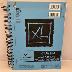 Canson XL Spiral Multi-Media Paper Pad 7X10 58 Sheets