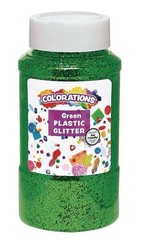 Non Toxic Plastic Glitter Classroom Supply for Arts and Crafts 1 lb. Green ASTM