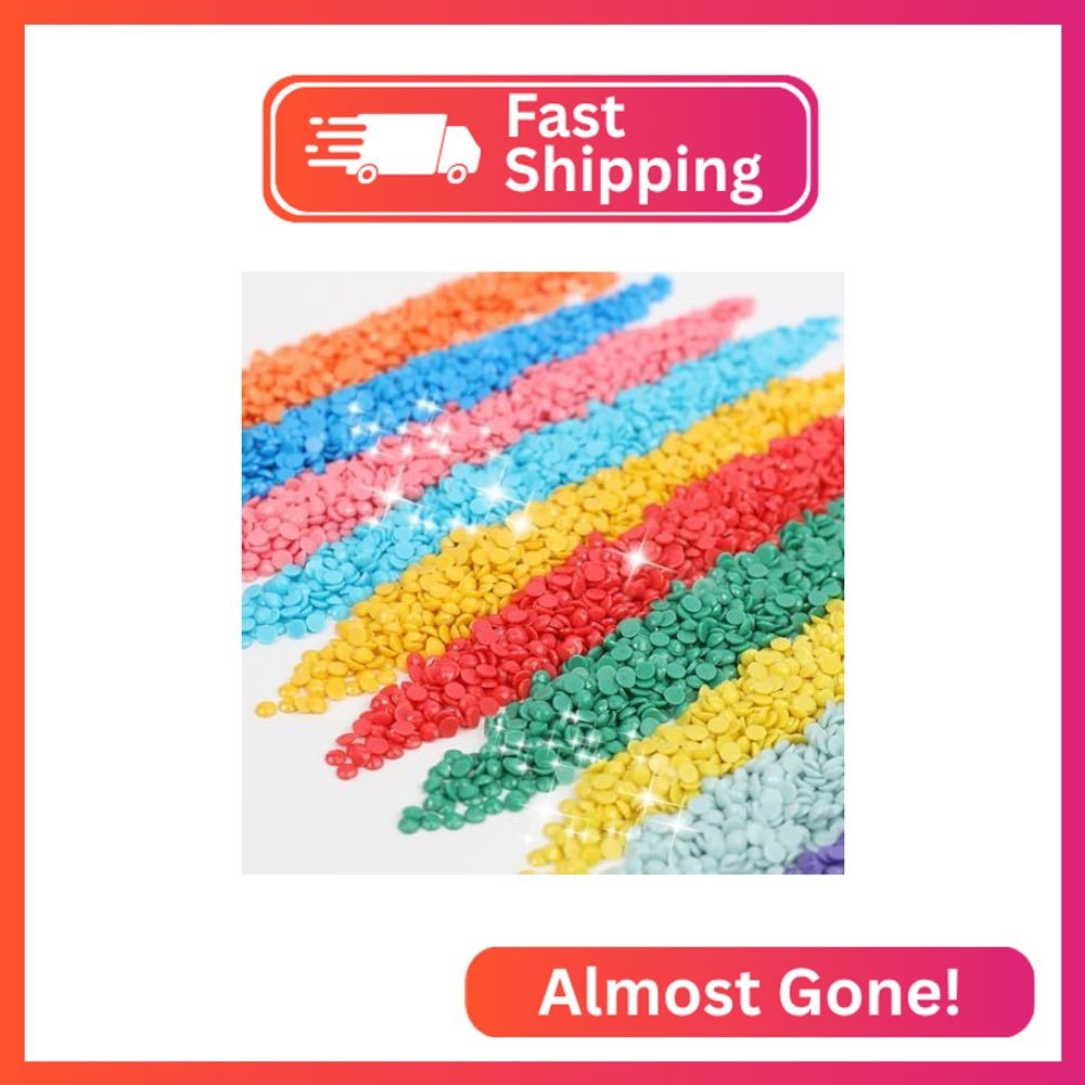 YEYKZART 437 Diamond Painting Round Beads Drills Diamonds Stones Rhinestones Gem