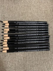 CHINA MARKERS BLAISDELL PEEL -OFF (12) Cellophane Black Color 963-T NO BOX Vtg