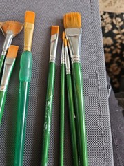 18 Plaid One Stroke Folk Art Donna Dewberry Brushes New And Gently Used